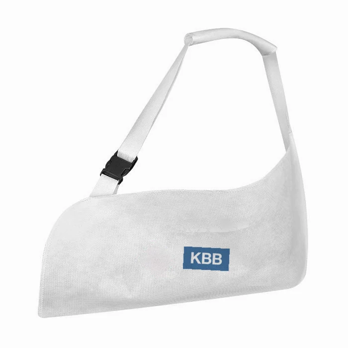 Tipoia descartável em TNT com logomarca aplicada — personalização KBB